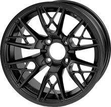 Load image into Gallery viewer, SGC 14″ Saber Tooth Matte Black Wheel – Aluminum Alloy — SKU WH1442