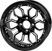 Load image into Gallery viewer, SGC 14" Scorpion Machined Black Wheel - Aluminum Alloy — Single Wheel