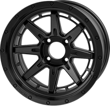 Load image into Gallery viewer, SGC 14″ Wolverine Matte Black Wheel – Aluminum Alloy — SKU WH1448