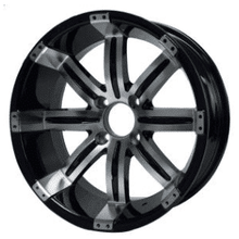 Load image into Gallery viewer, SGC 15" Tempest Machined/Black Wheel - Aluminum Alloy — Single Wheel