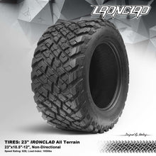 Load image into Gallery viewer, STEELENG 23x10.5-12 Ironclad all-terrain golf cart tire