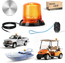 Load image into Gallery viewer, Universal Flashing Safety Light - 12-80V Waterproof LED Strobe for Golf Golf Carts, Police Car &amp; Emergency Vehicles