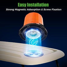 Load image into Gallery viewer, Universal Flashing Safety Light - 12-80V Waterproof LED Strobe for Golf Golf Carts, Police Car &amp; Emergency Vehicles