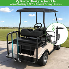 Load image into Gallery viewer, Universal Foldable Golf Cart Rear Bag Holder - No-Drill Fits Safety Grip Bar up to 8" Wide