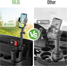 Load image into Gallery viewer, Universal Golf Cart Phone Holder with Cup Holder 360° Rotation