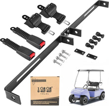 Load image into Gallery viewer, Universal Golf Cart Seat Belts &amp; Bracket Kit – 2PCS Retractable Belts for EZGO, Yamaha, Club Car