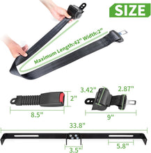 Load image into Gallery viewer, Universal Golf Cart Seat Belts &amp; Bracket Kit – 2PCS Retractable Belts for EZGO, Yamaha, Club Car