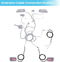 Load image into Gallery viewer, Universal Golf Cart Tail Light Kit Power Extension Cable