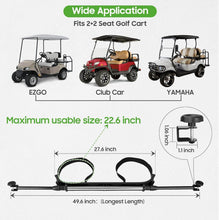 Load image into Gallery viewer, Upgraded Golf Bag Holder Attachment No Drilling Required for Yamaha, EZGO, Club Car