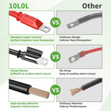 Load image into Gallery viewer, Upgraded Golf Cart Battery Cable for Club Car EZGO and Other Motor Battery Connection Cables Set