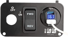 Load image into Gallery viewer, USB Port for Golf Cart with Digital Voltmeter and Forward/Reverse Switch