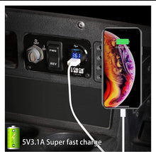 Load image into Gallery viewer, USB Port for Golf Cart with Digital Voltmeter and Forward/Reverse Switch