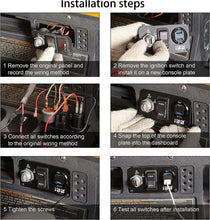 Load image into Gallery viewer, USB Port for Golf Cart with Digital Voltmeter and Forward/Reverse Switch